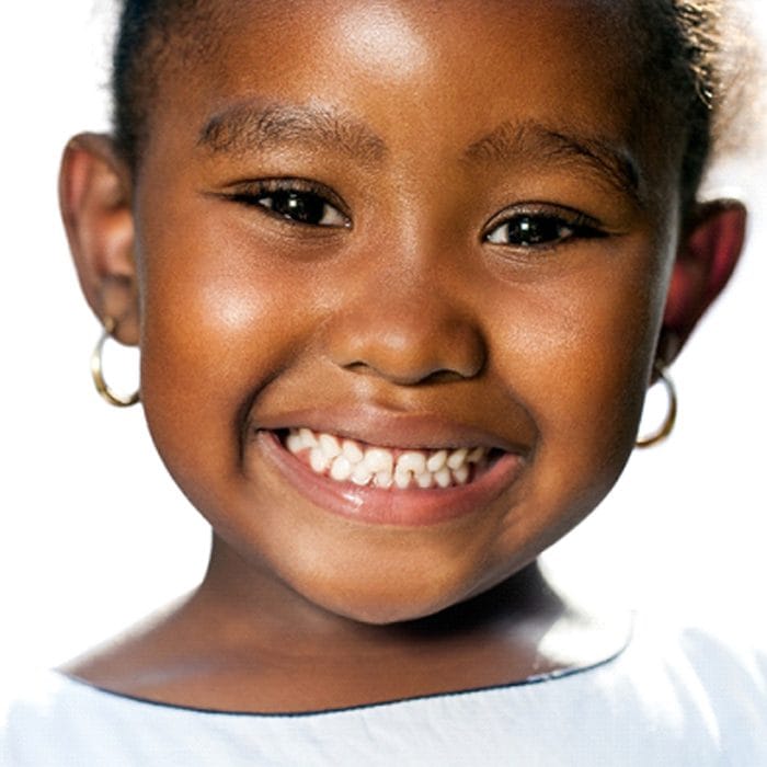 child smiling