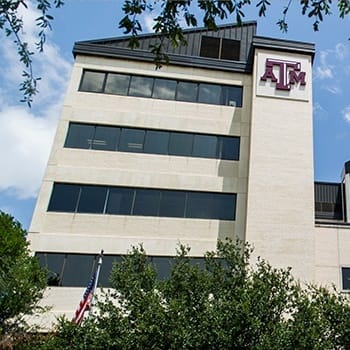 Outside view of dental school building