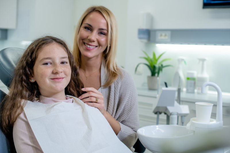 a young patient undergoing dental bonding in Duncanville